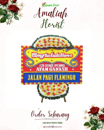 Bunga Papan Congratulation di Purabaya
